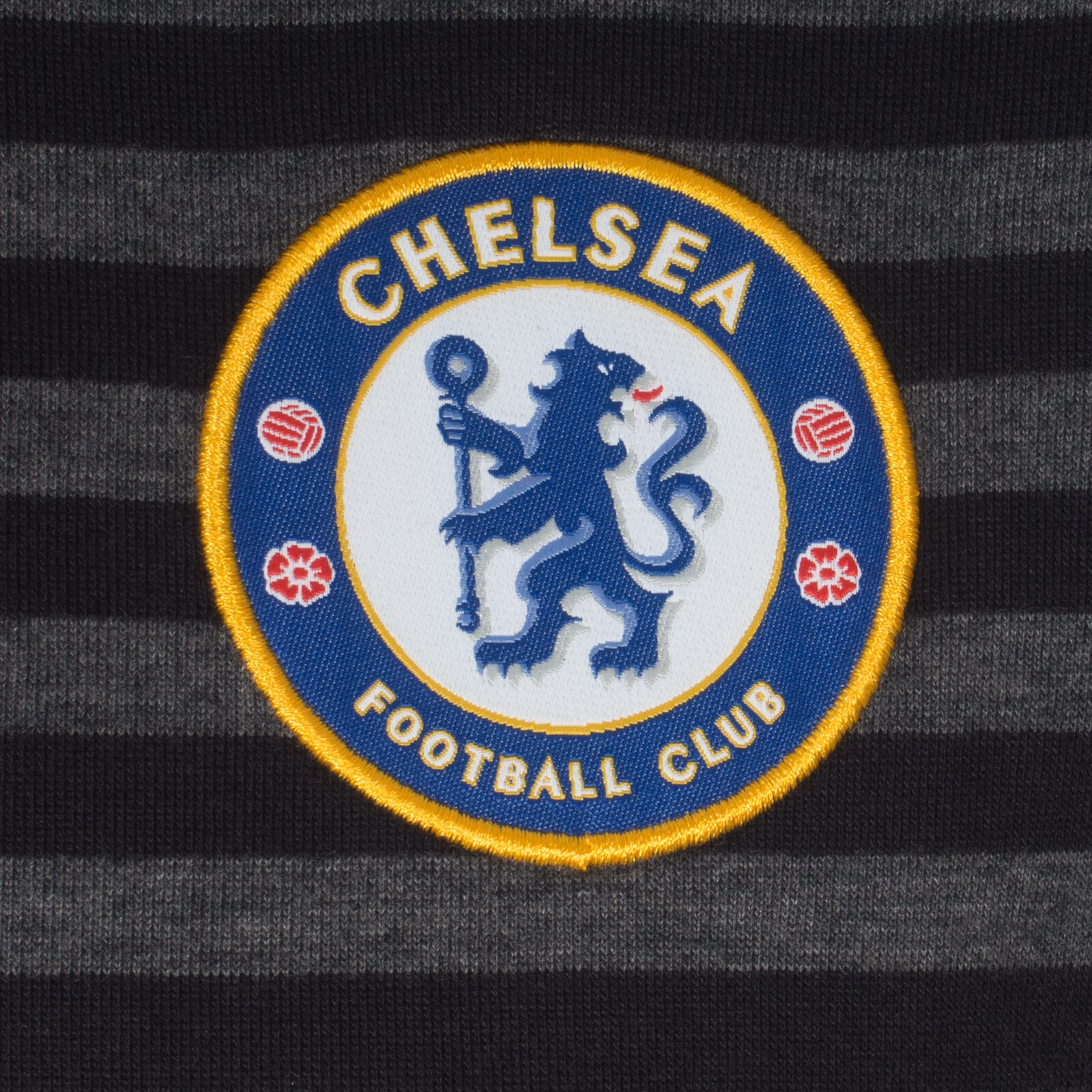 Chelsea FC Mens Polo Shirt Striped OFFICIAL Football Gift 2/2