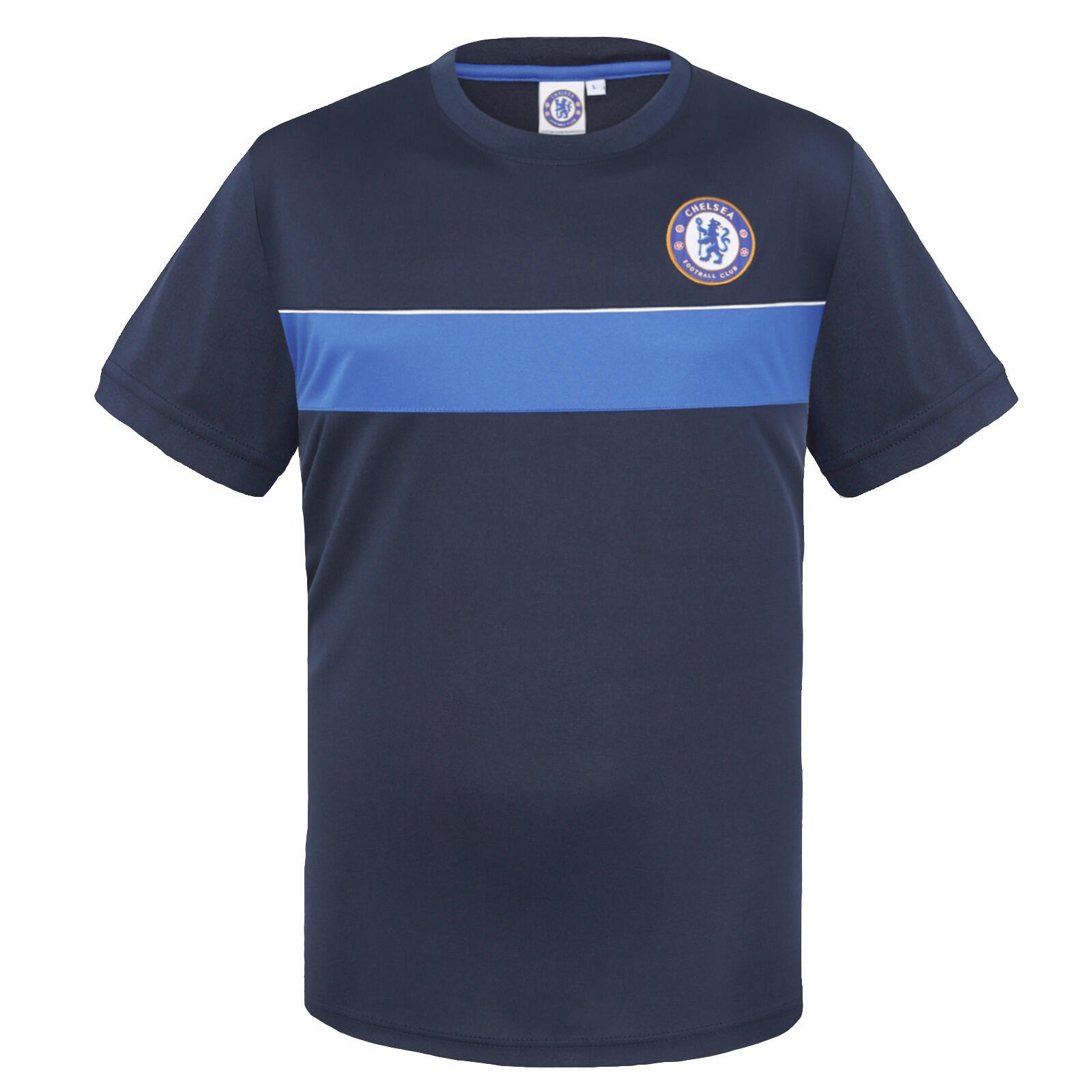 CHELSEA Chelsea FC Boys T-Shirt Poly Training Kit Kids OFFICIAL Football Gift