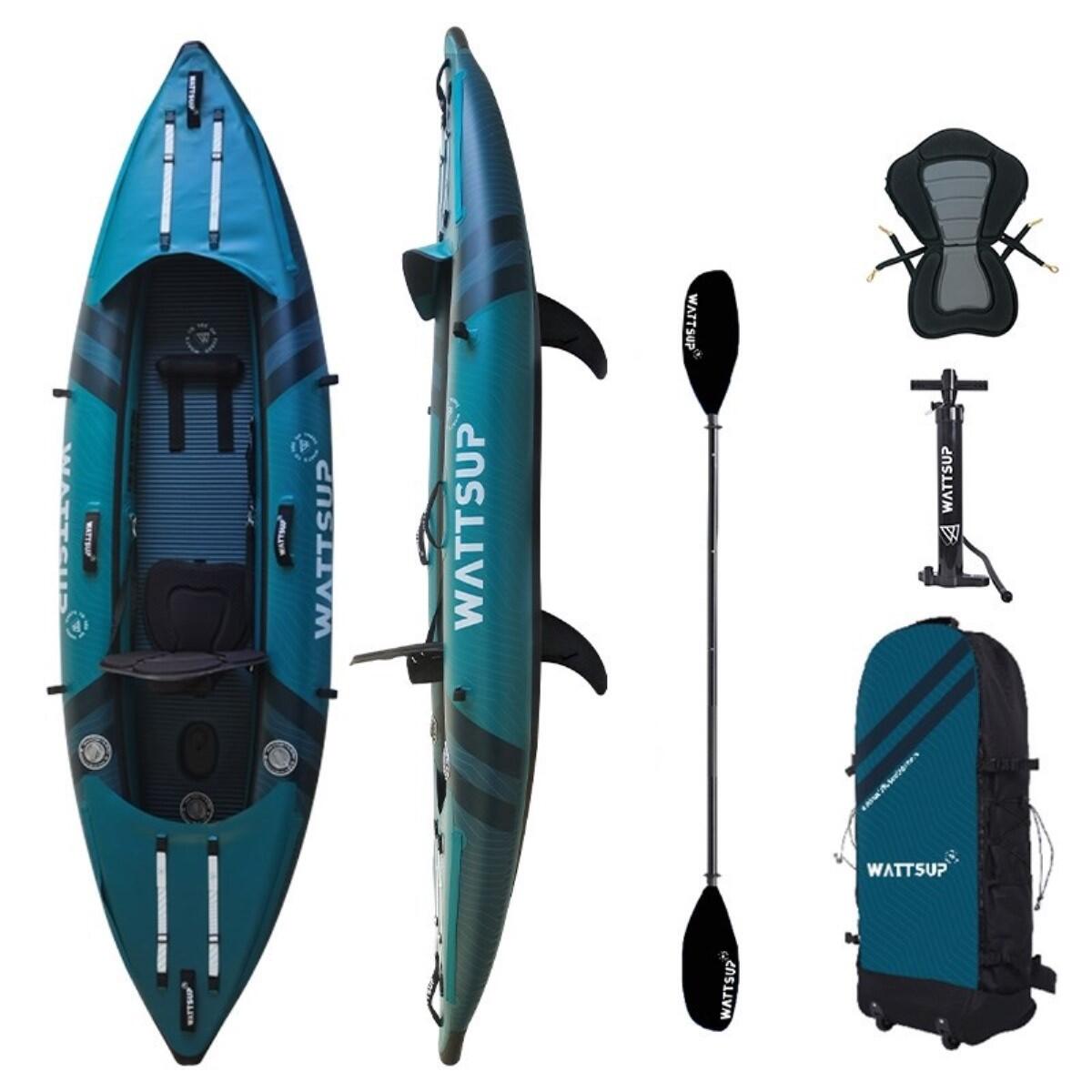 WATTSUP Opblaasbare Kajak COD 1P - 310cm/10'2" x 85cm/33' - DropStitch MAX 180kg