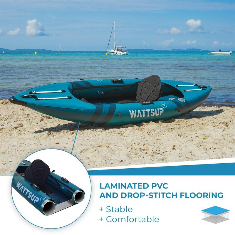 Kayak Inflable COD 1P -310cm/10'2" x 85cm/33' -DropStitch MÁX 180 kg