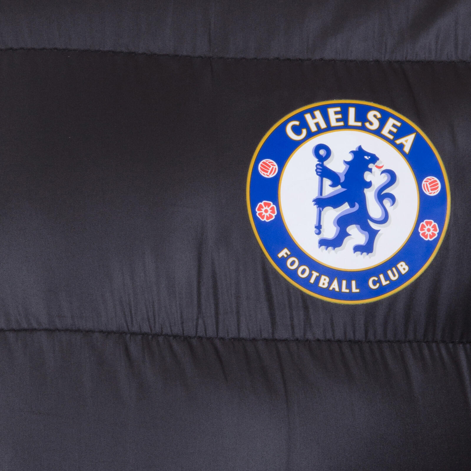 Chelsea FC Mens Jacket Hooded Winter Quilted OFFICIAL Football Gift 2/6