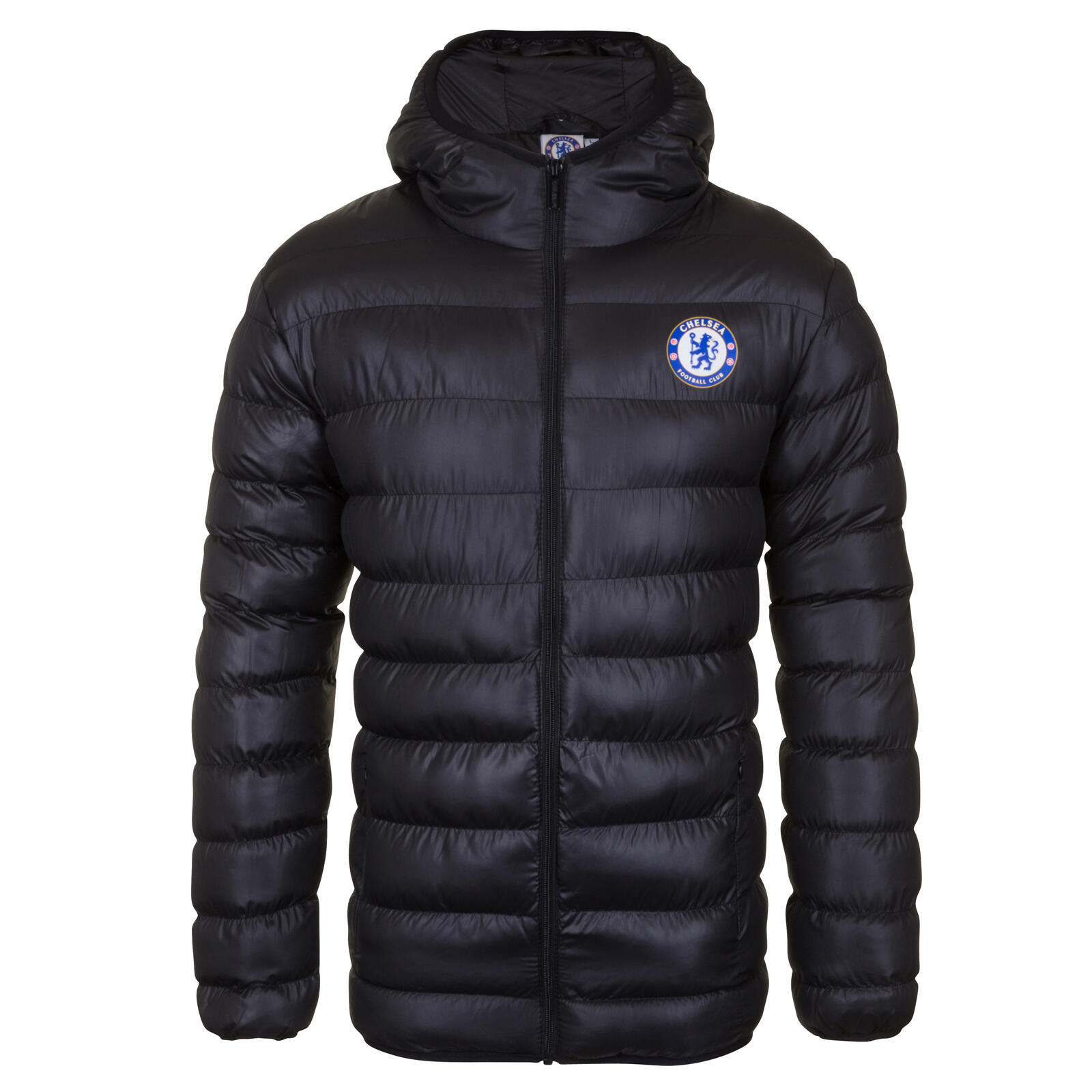 Chelsea FC Mens Jacket Hooded Winter Quilted OFFICIAL Football Gift 1/6
