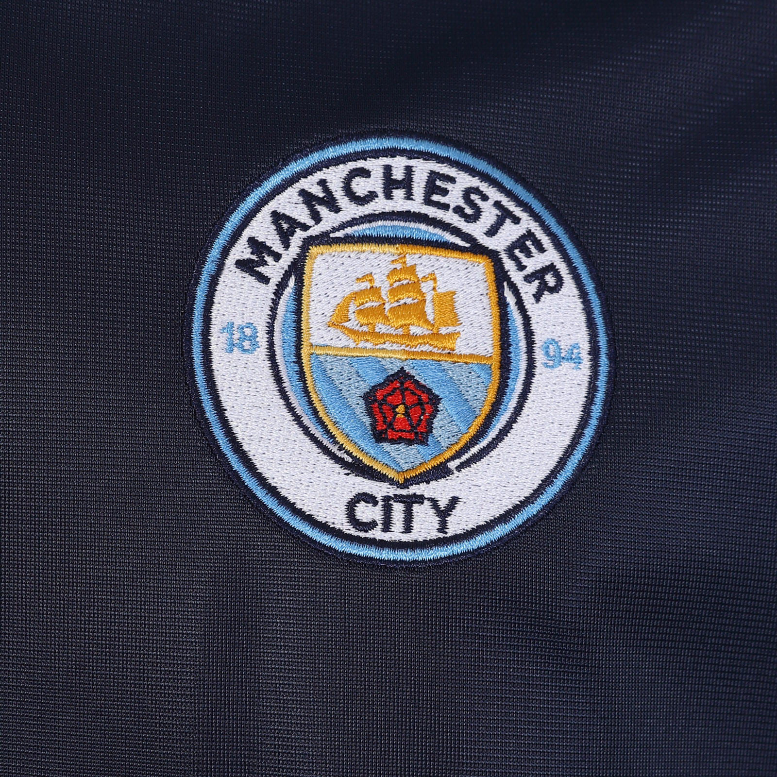 Manchester City Mens Jacket Track Top Retro OFFICIAL Football Gift 3/4