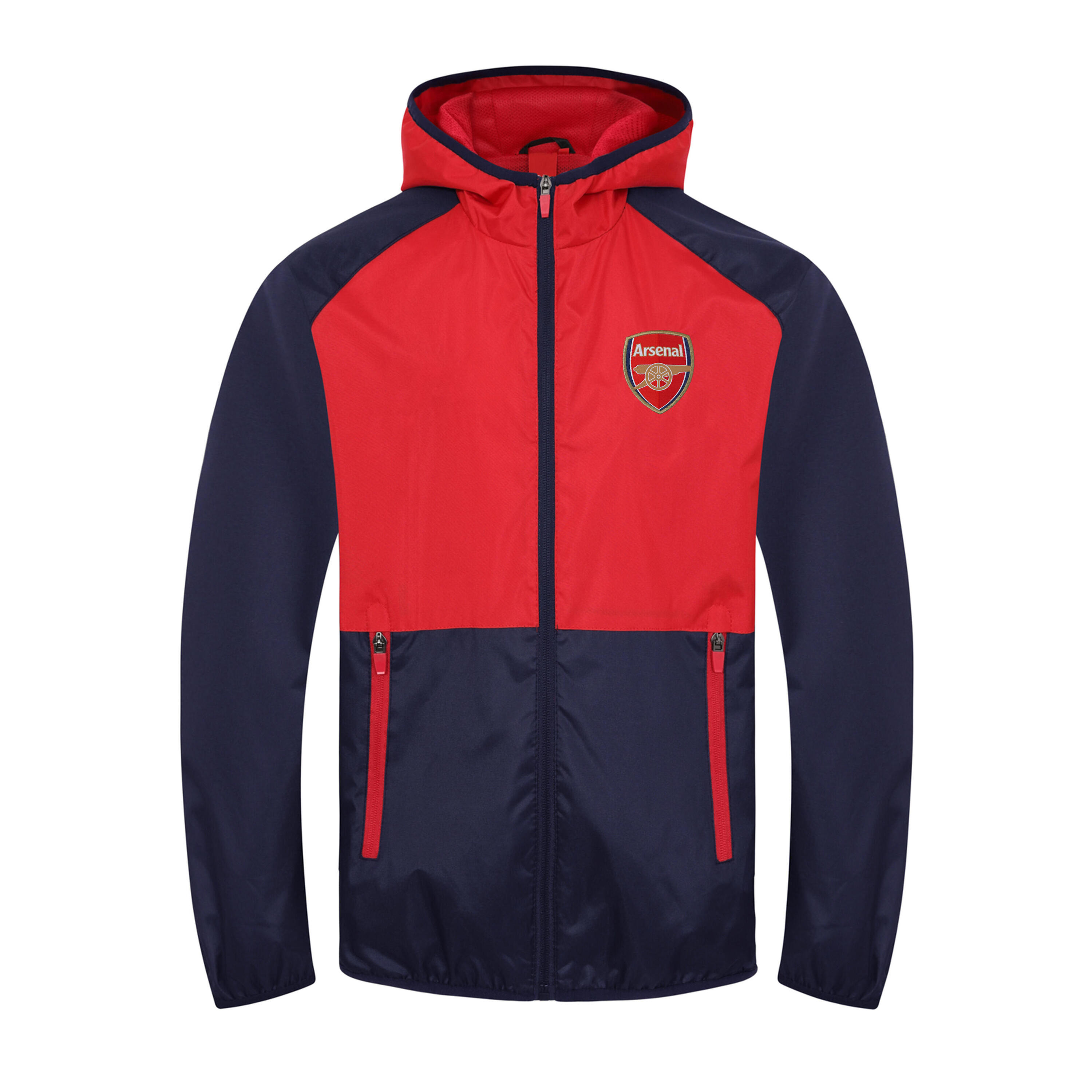 ARSENAL Arsenal FC Mens Jacket Shower Windbreaker OFFICIAL Football Gift