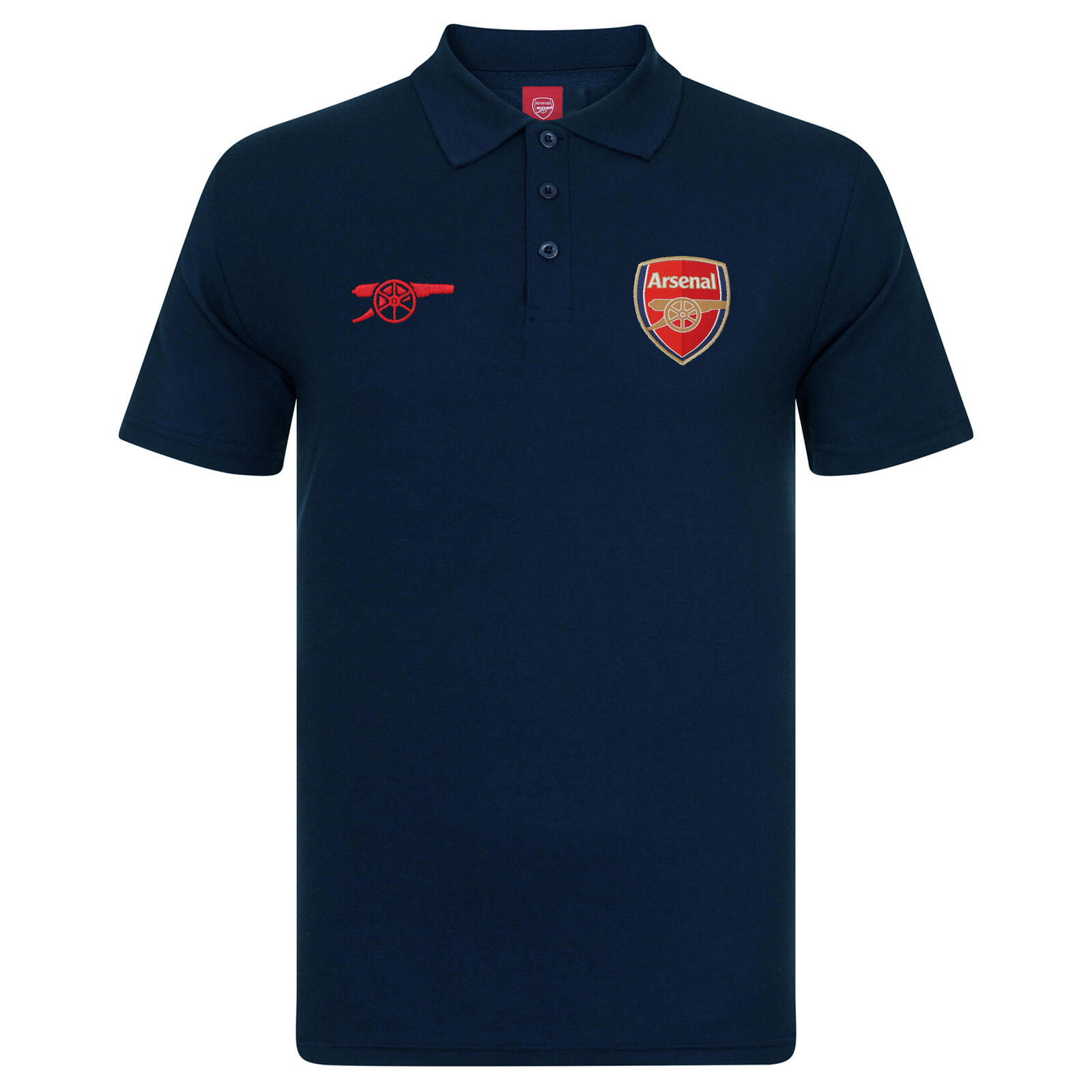 Arsenal FC Mens Polo Shirt Crest OFFICIAL Football Gift 1/7