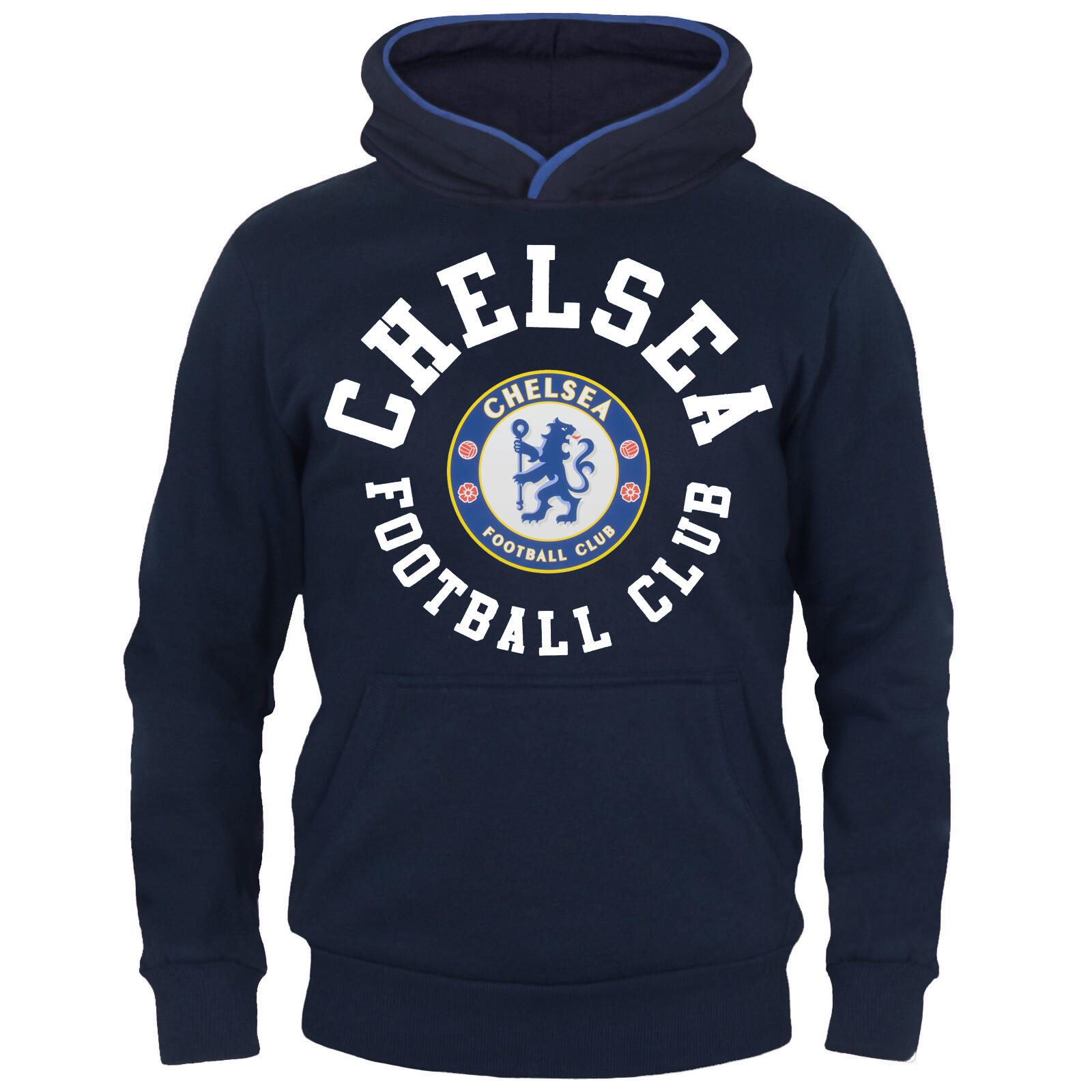 Chelsea FC Boys Hoody Fleece Graphic Kids OFFICIAL Football Gift 1/2