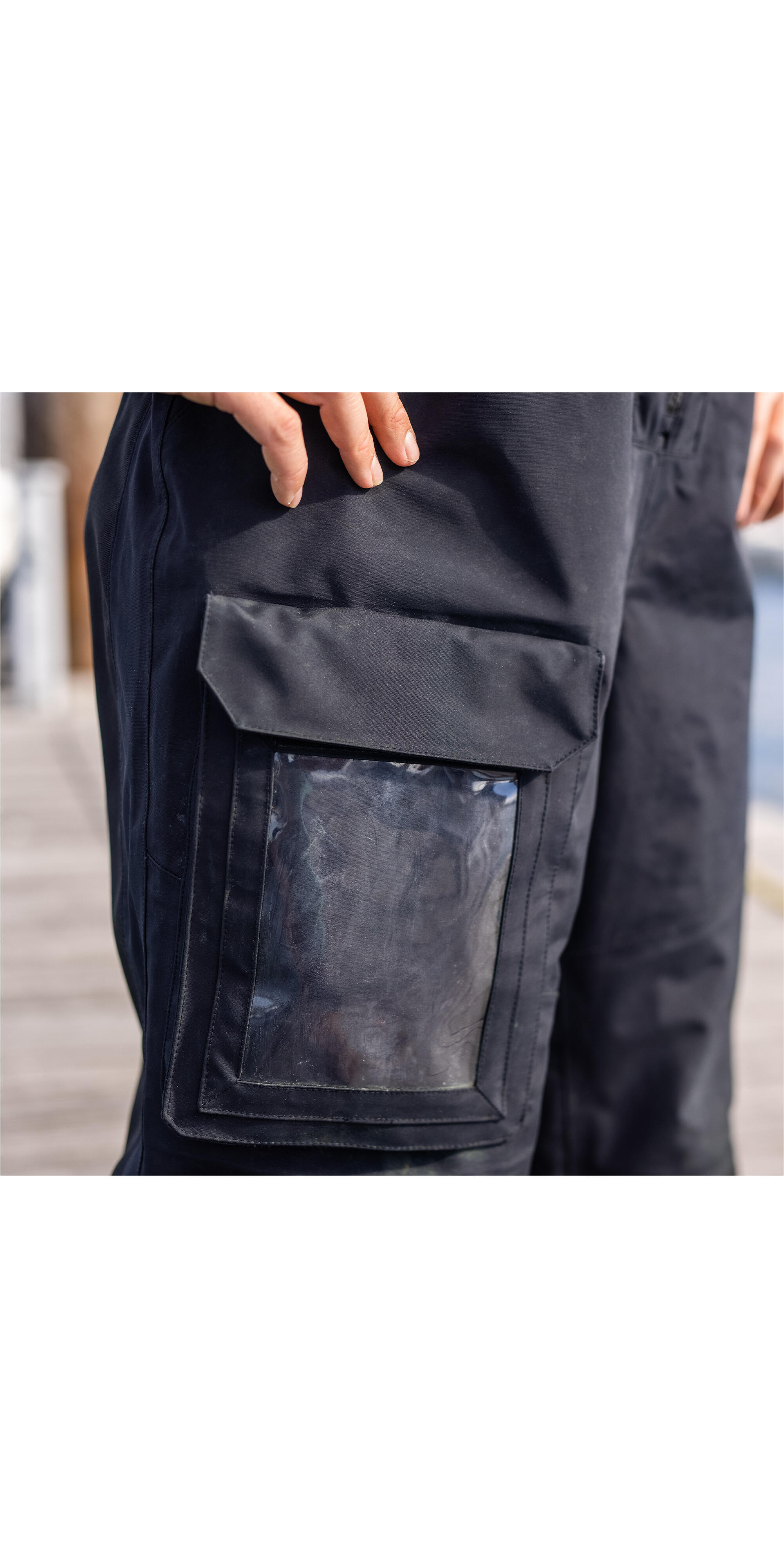 Pantalón Verso Para Navegación Costera Y Regatas - Negro 7/7
