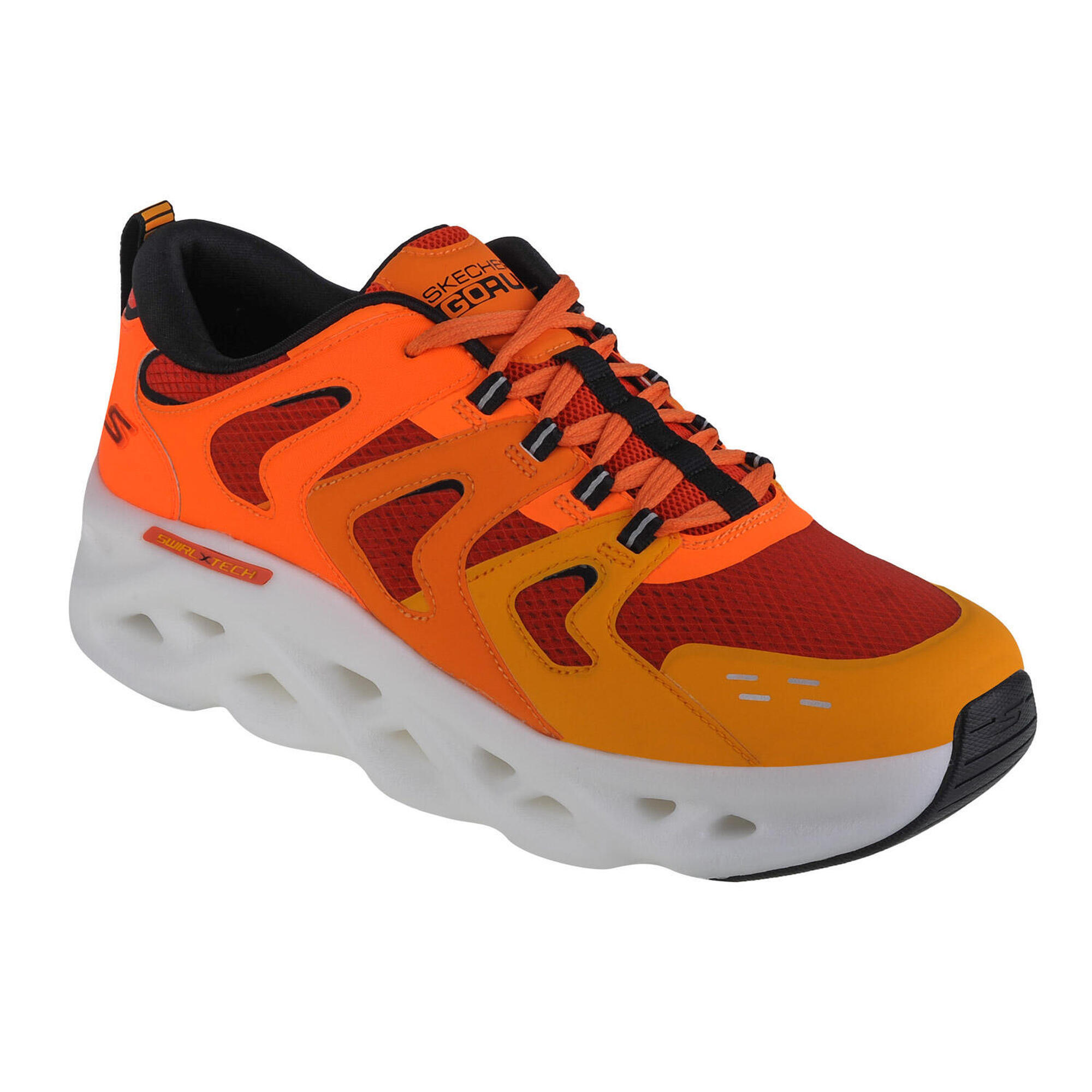 Skechers - Sneakers Pour Hommes Swirl Tech-surge - Chaussures De Sport - Jaune|orange|rouge - 43,5 - Decathlon