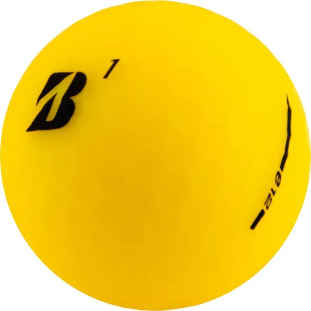 Doos met 12 Bridgestone E12 Contact-golfballen geel 3/3