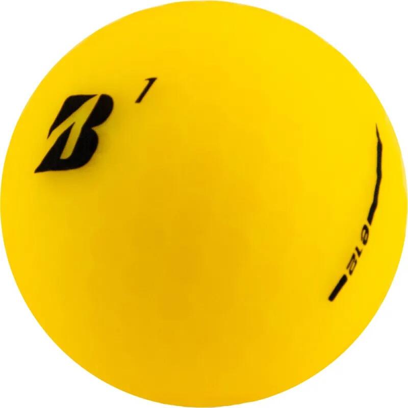 Packung mit 12 Golfbällen Bridgestone E12 Contact gelb