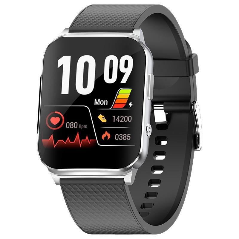 Smartwatch iSEN EP03, 1.83inch IPS HD, ECG, Ritm cardiac, Presiune sanguina, Gli