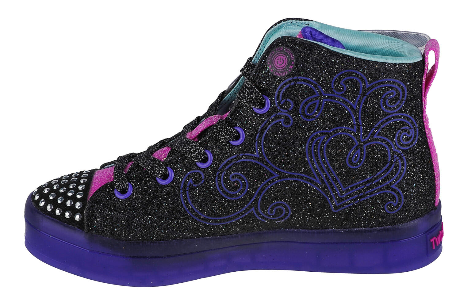 SKECHERS TWI-LITES 2.0 TWINKLE WISHES Sapatos desportivos (314350L-BKMT) 2/4