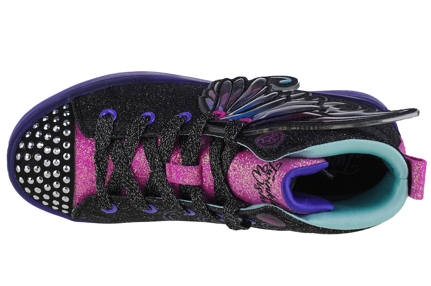 SKECHERS TWI-LITES 2.0 TWINKLE WISHES Sapatos desportivos (314350L-BKMT) 3/4