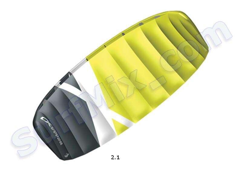 Latawiec treningowy CROSS KITES Boarder V2 + bar (dwulinkowy) 3/5