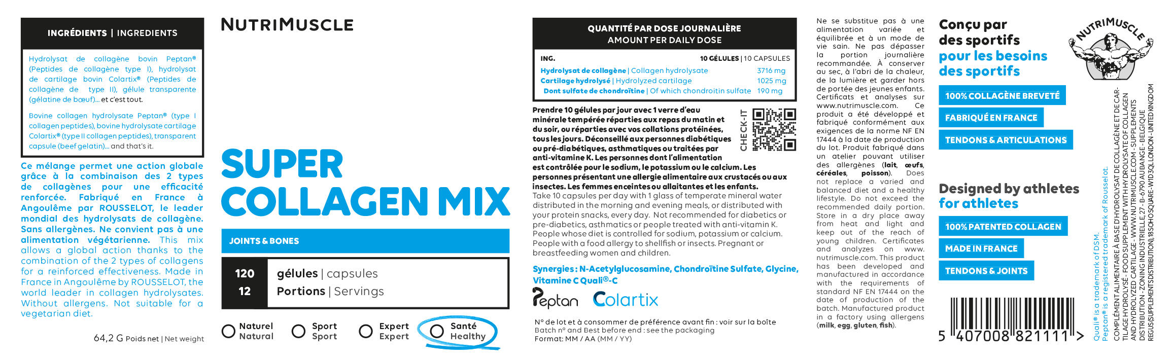 Collageen - Super Collageen Mix (120 Capsules) 6/6