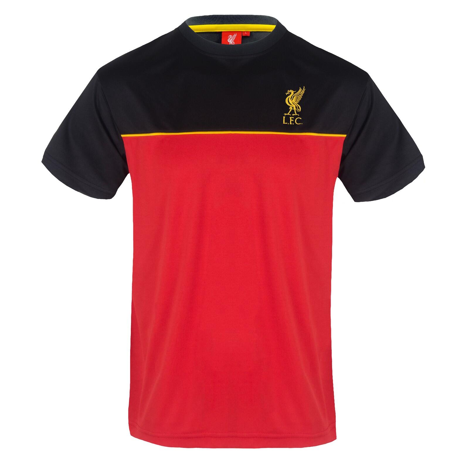 LIVERPOOL FC Liverpool FC Mens T-Shirt Poly Training Kit OFFICIAL Football Gift