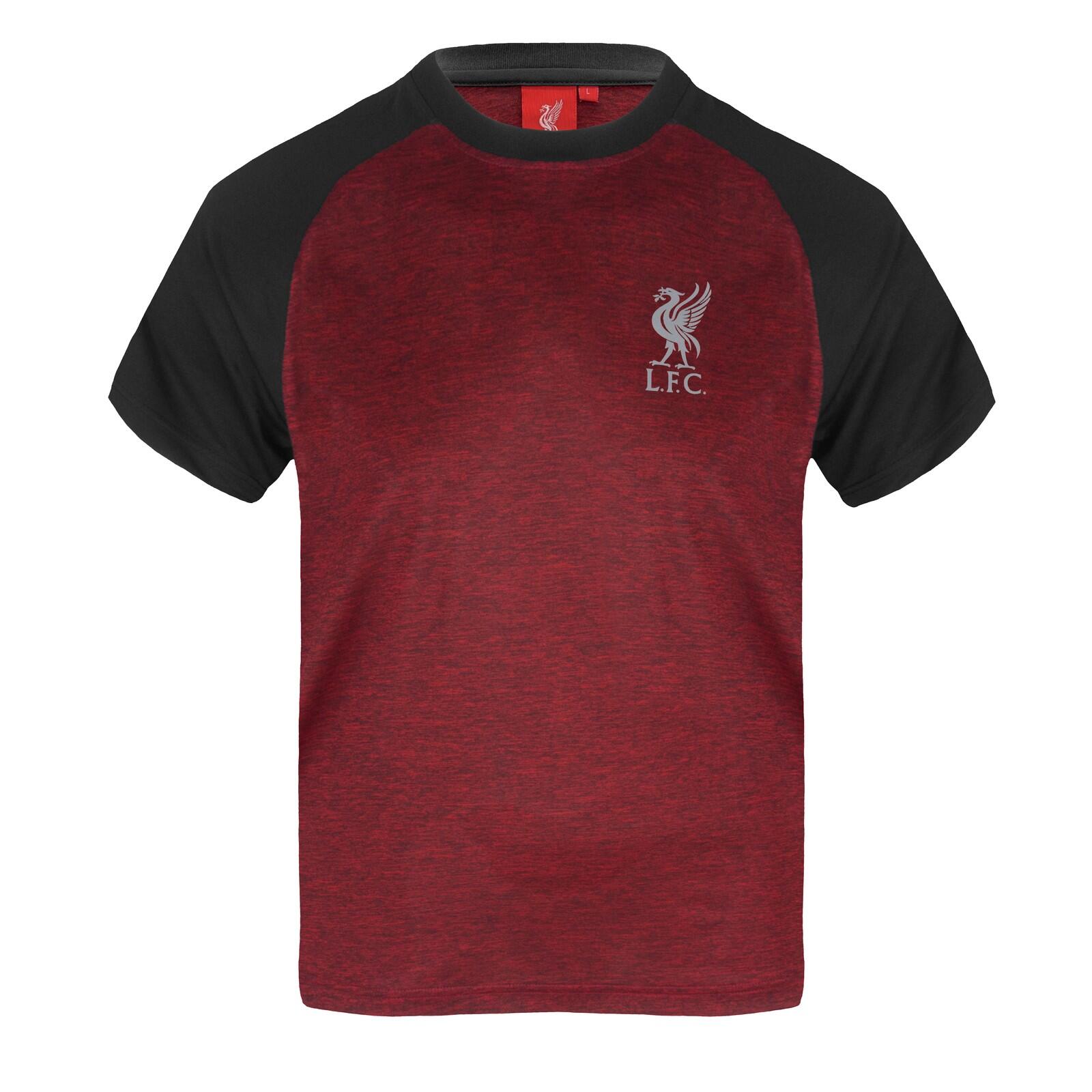 LIVERPOOL FC Liverpool FC Boys T-Shirt Poly Training Kit Kids OFFICIAL Football Gift