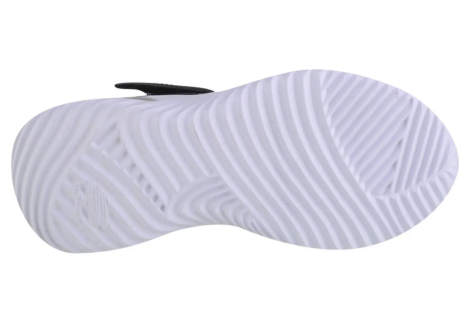 SKECHERS Bambini BOUNDER-TECH Sneakers Nero / Nero / Argento 4/5