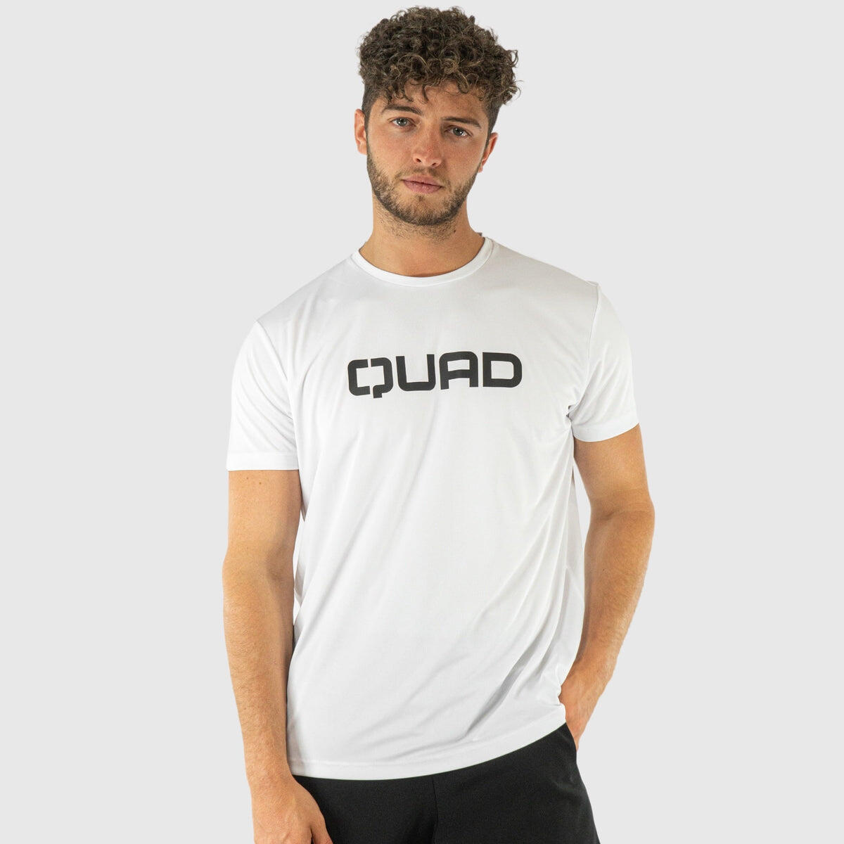 QUAD T-SHIRT PADEL QUAD ESSENTIAL BRANCA HOMEM