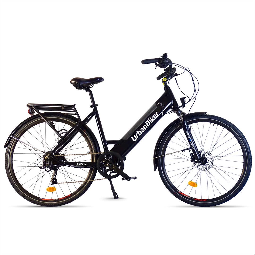 URBANBIKER Urbanbiker Sidney | Ebike Urbana | Autonomia 100KM | Preta |  26"