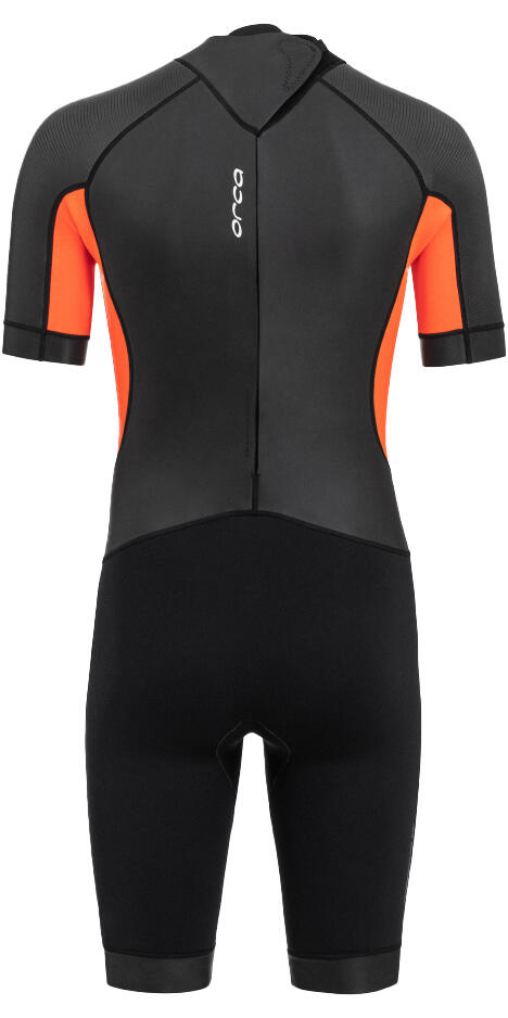 Schwimmen Neopren Shorty Freiwasser Herren - Vitalis Shorty schwarz/orange 2/7