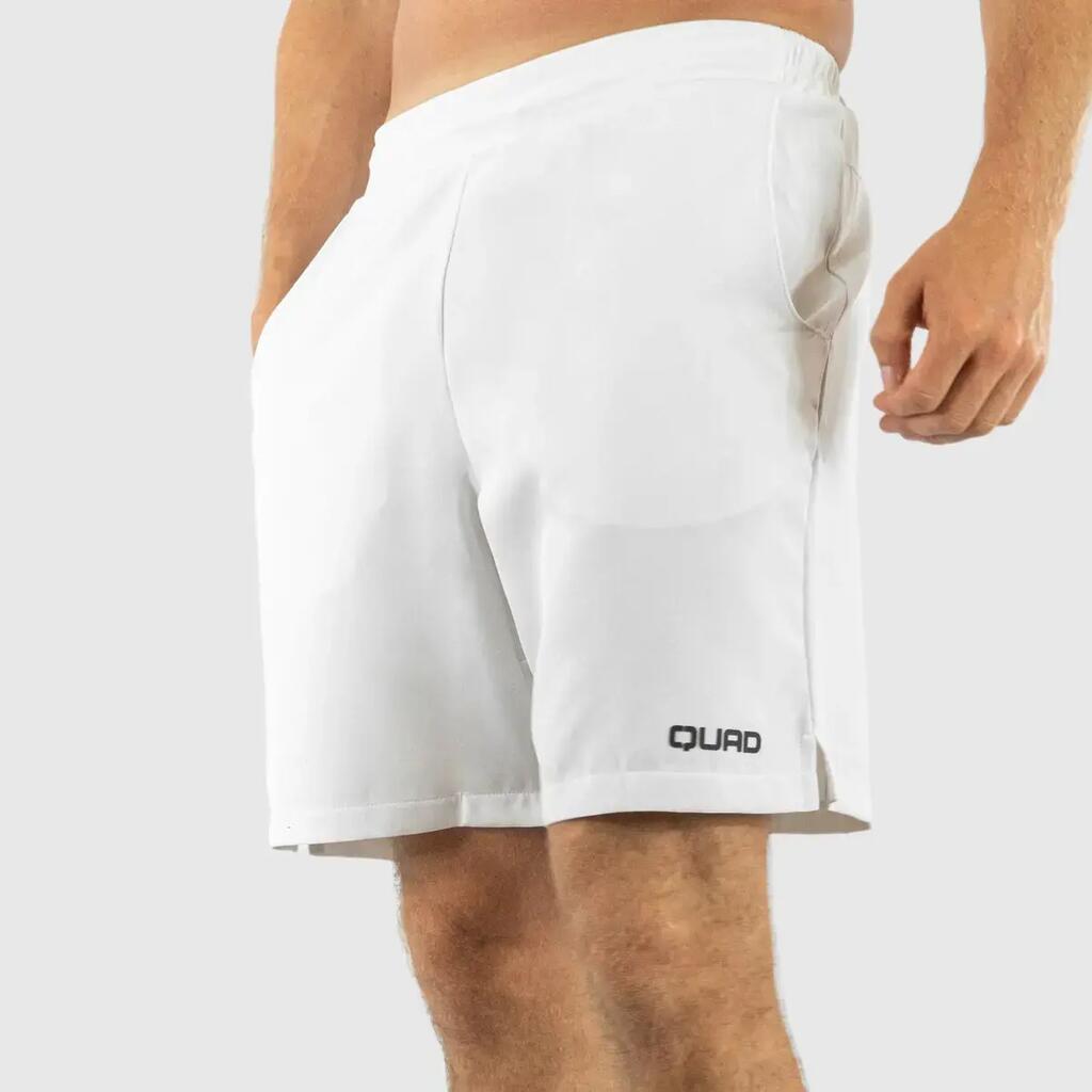 Quad Court Shorts - Men’s White Padel Shorts