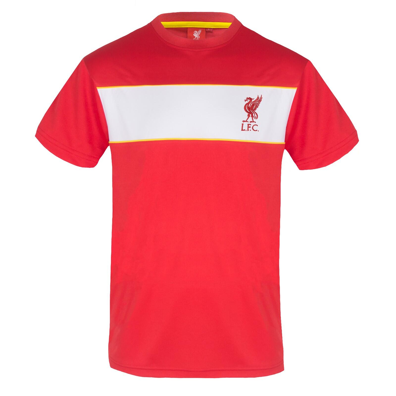 LIVERPOOL FC Liverpool FC Mens T-Shirt Poly Training Kit OFFICIAL Football Gift