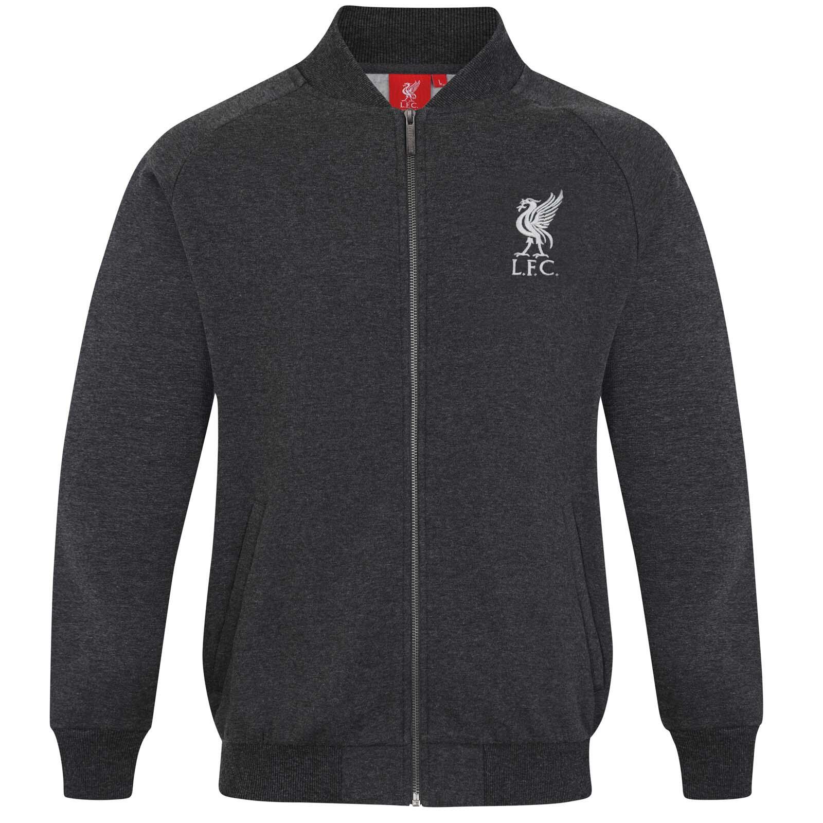 Liverpool FC Mens Jacket Varsity Baseball Retro OFFICIAL Football Gift 1/2