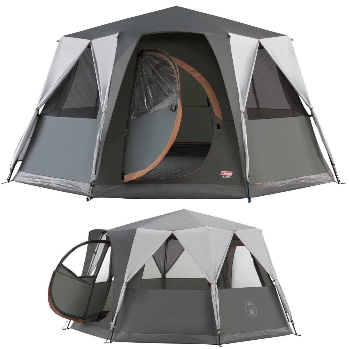 Tente Coleman 8 personnes Octagon Gris 2/7