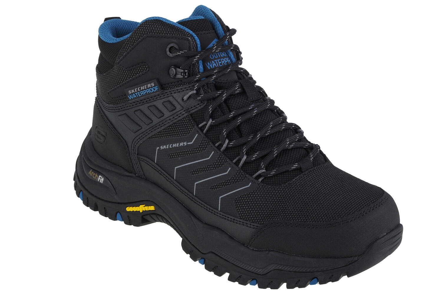 SKECHERS Laarzen Skechers Trekkings Arch Fit Dawson Raveno, Zwart, Mannen