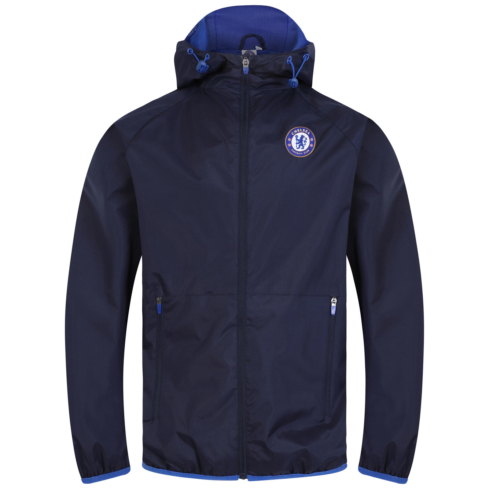 CHELSEA Chelsea FC Mens Jacket Shower Windbreaker OFFICIAL Football Gift