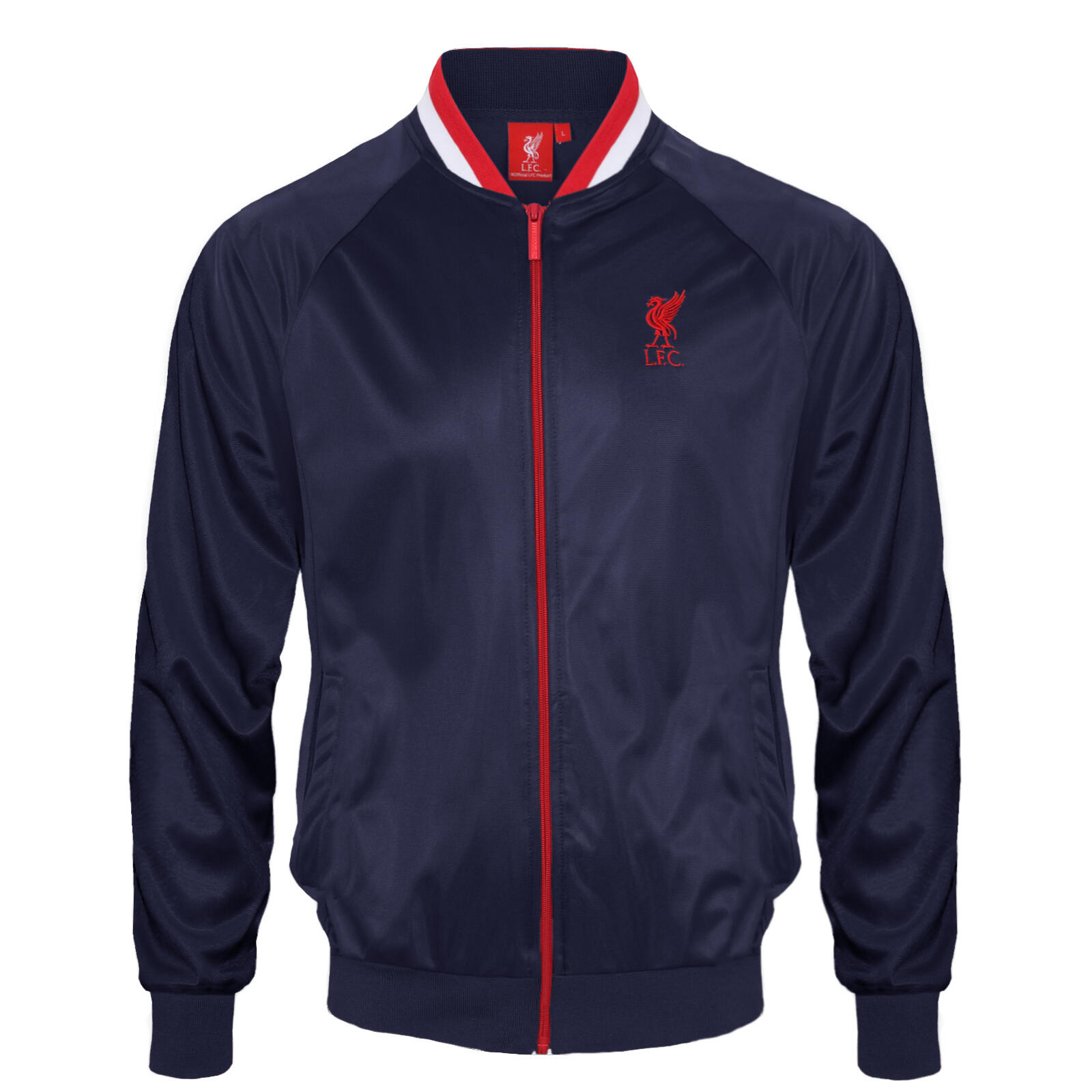LIVERPOOL FC Liverpool FC Mens Jacket Track Top Retro OFFICIAL Football Gift
