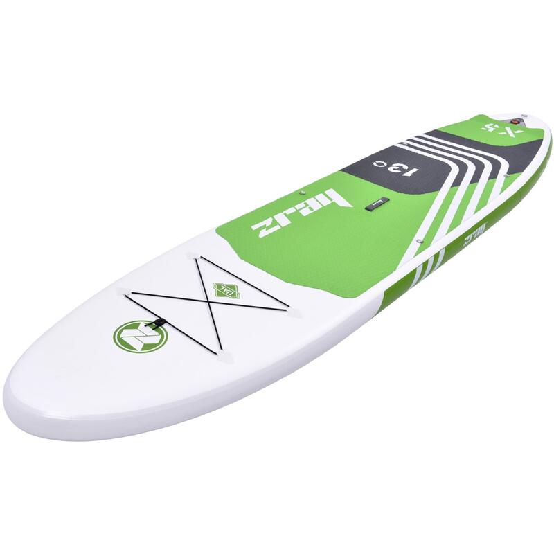 SUP Insuflável X-Rider X5 13' Dropstitch - 150kg 396x91x15cm(13'x36x6") Verde