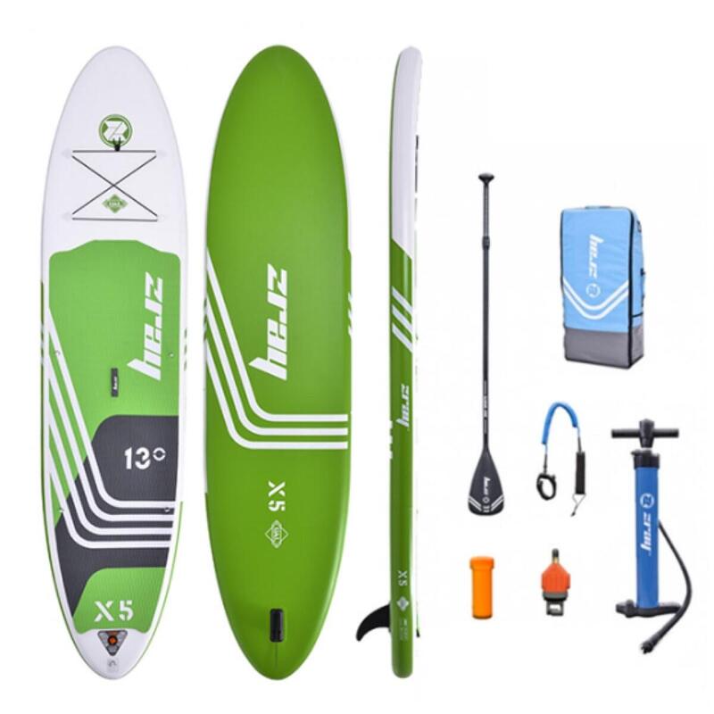 Sup Gonflable X-Rider X5 13' Dropstitch - 150kg 396x91x15cm(13'x36x6") Vert