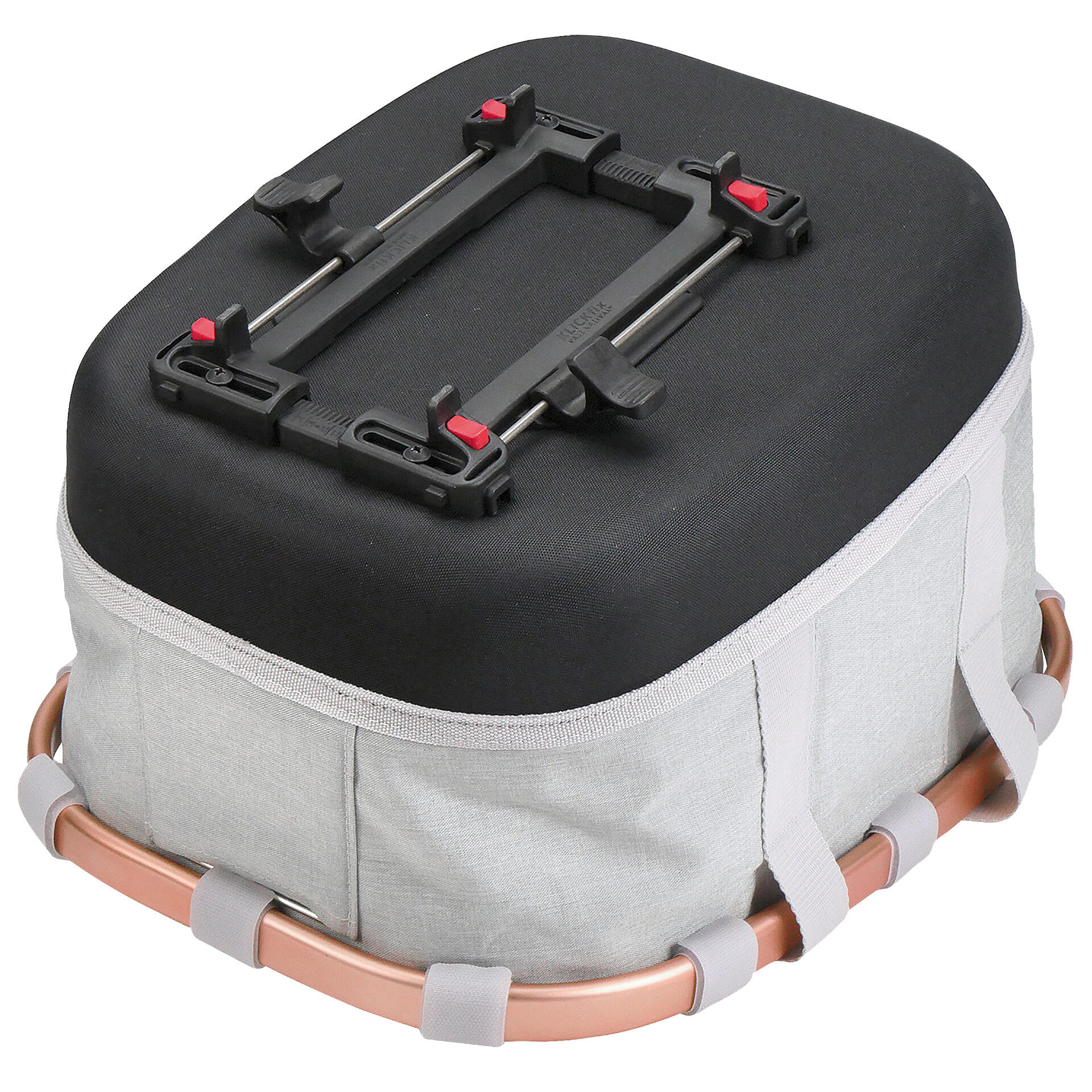 KLICKFIX Bikebasket GT  Uniklip2 , twist sky rose 2/2