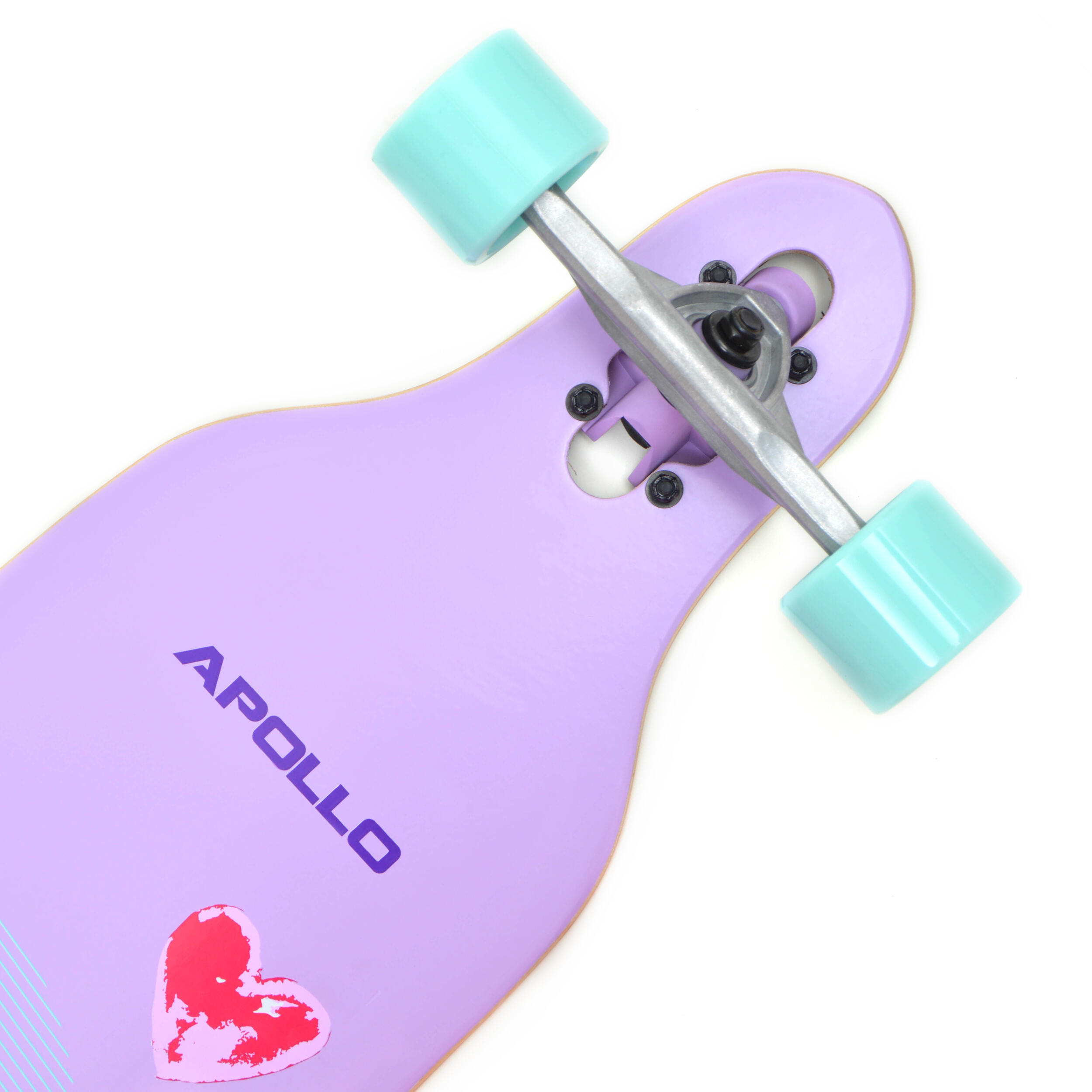 Longboard 38" Edición Especial, ABEC Alta Velocidad, Drop-Through Freeride 4/6