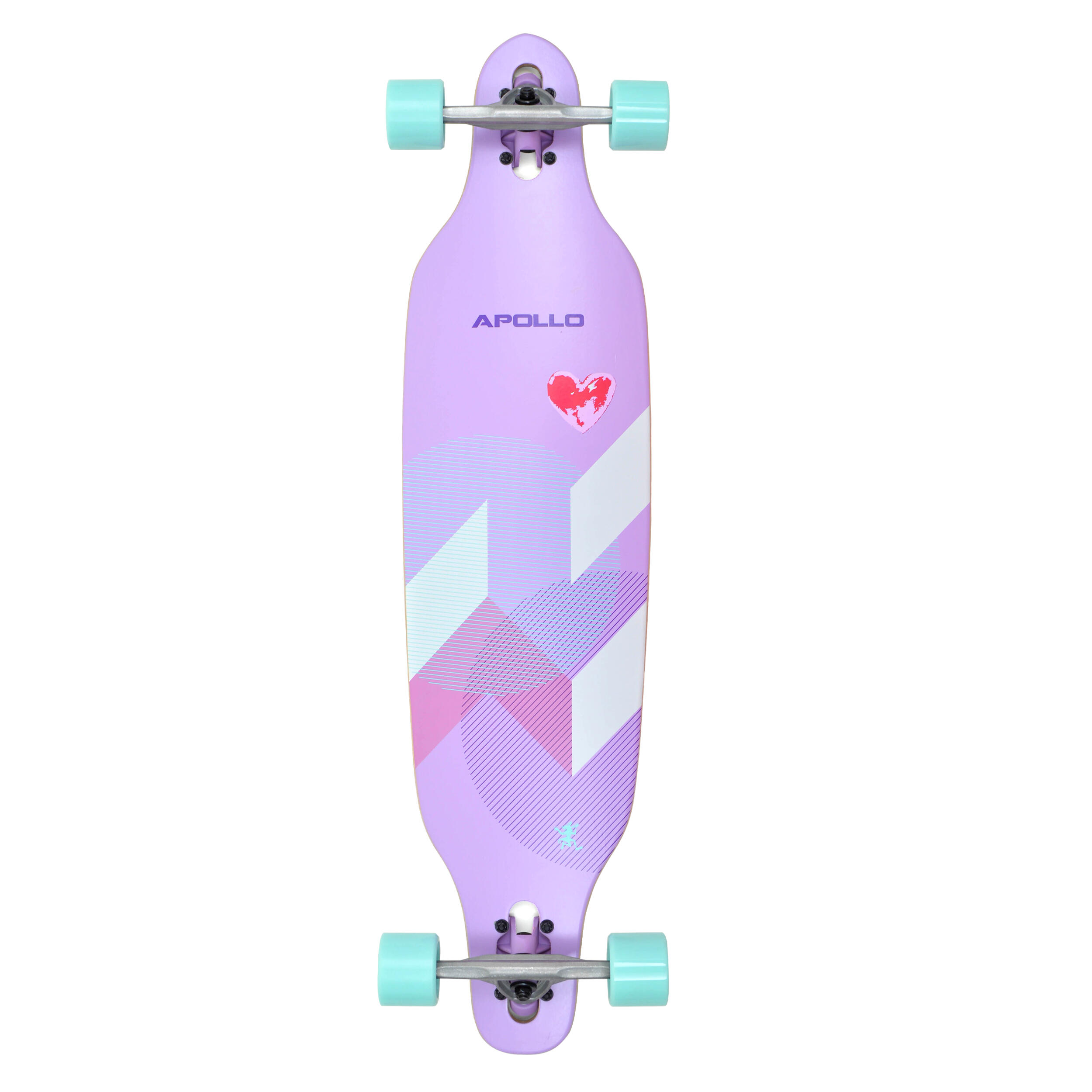 Longboard 38" Edición Especial, ABEC Alta Velocidad, Drop-Through Freeride 2/6
