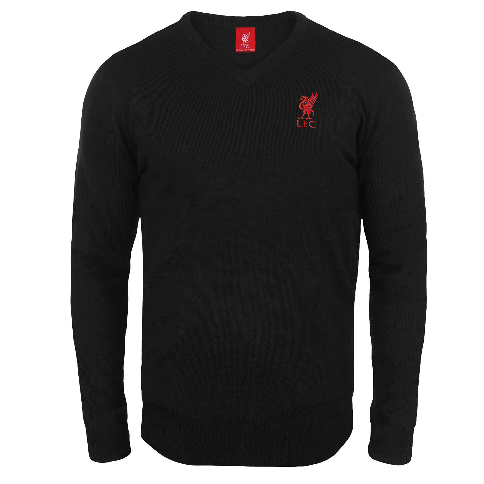 LIVERPOOL FC Liverpool FC Mens Jumper Knitted Crest OFFICIAL Football Gift