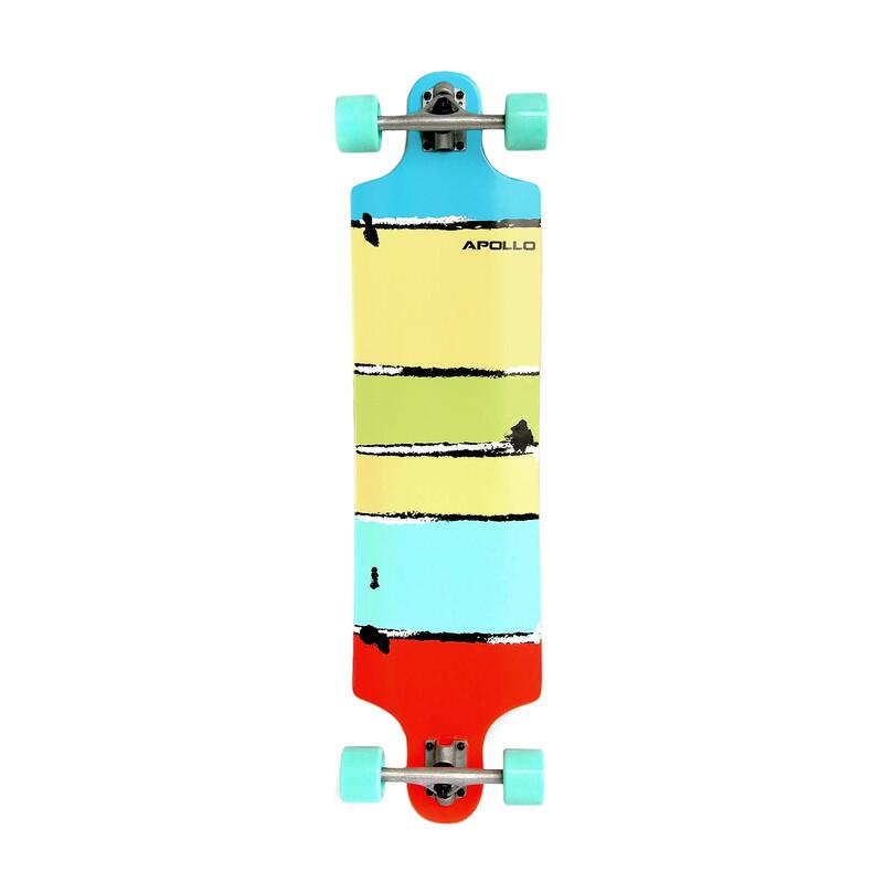 Twin Tip DT Longboard 38" aus mehrlagigem Holz für idealen Flex & Stabilität