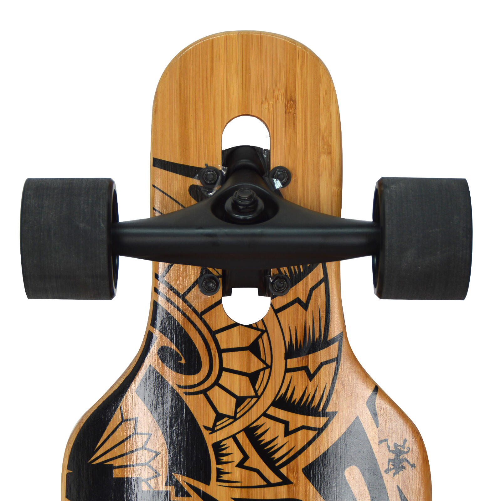 Longboard 38" Edición Especial, ABEC Alta Velocidad, Drop-Through Freeride 4/7