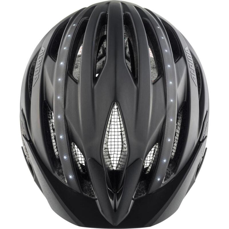 Olympic sportswear Helm Haga LED black matt 55-59