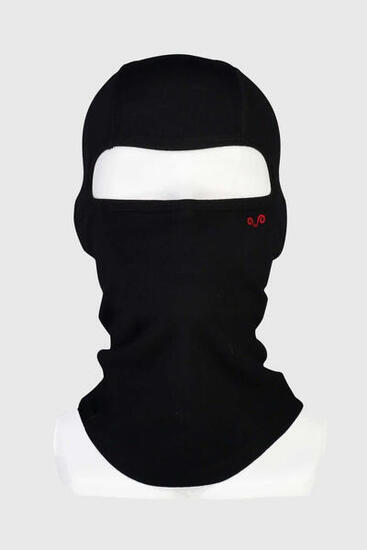 Kominiarka 100% Wełna Merino Oasis Balaclava Czarna