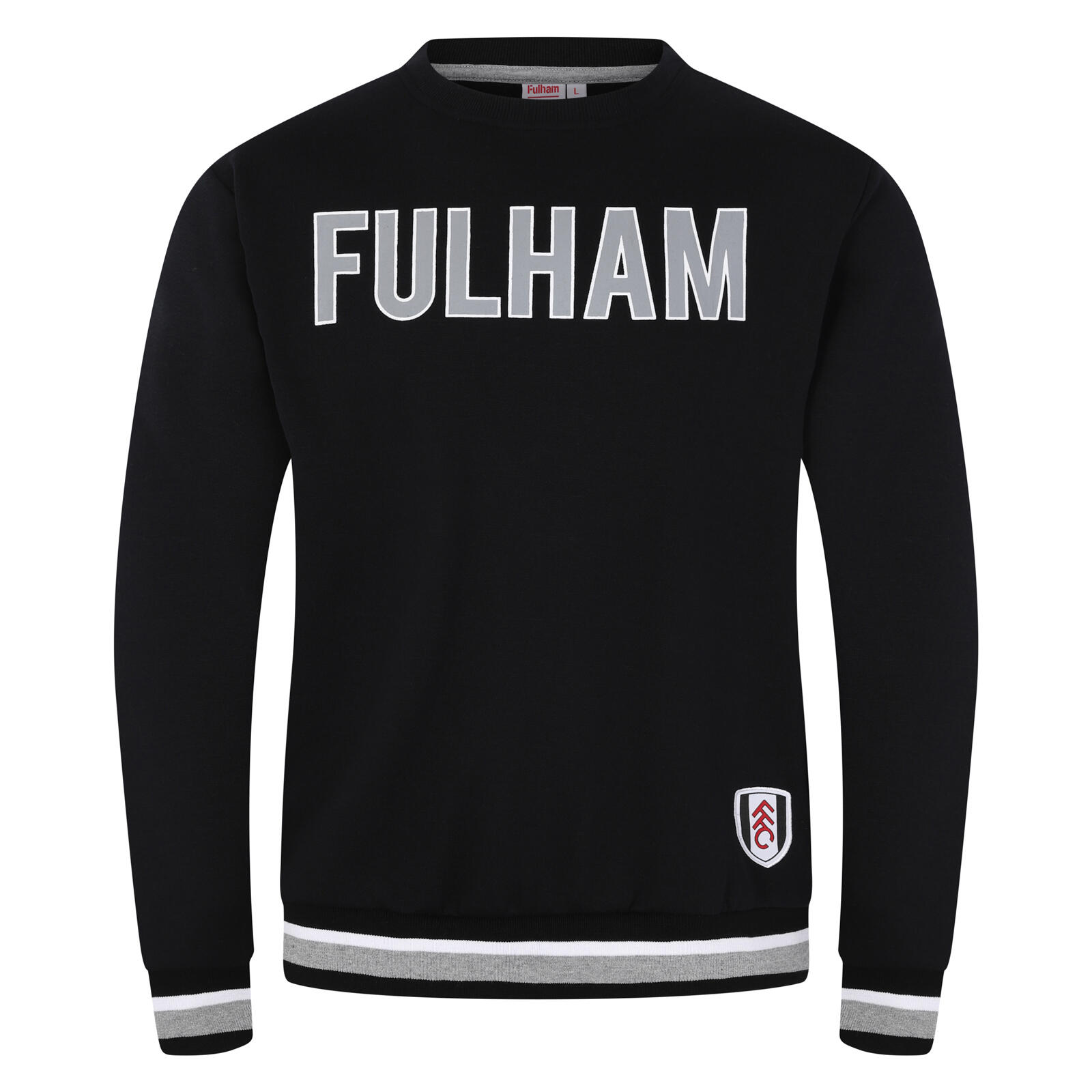 Fulham FC Mens Sweatshirt Graphic Top OFFICIAL Football Gift 1/5