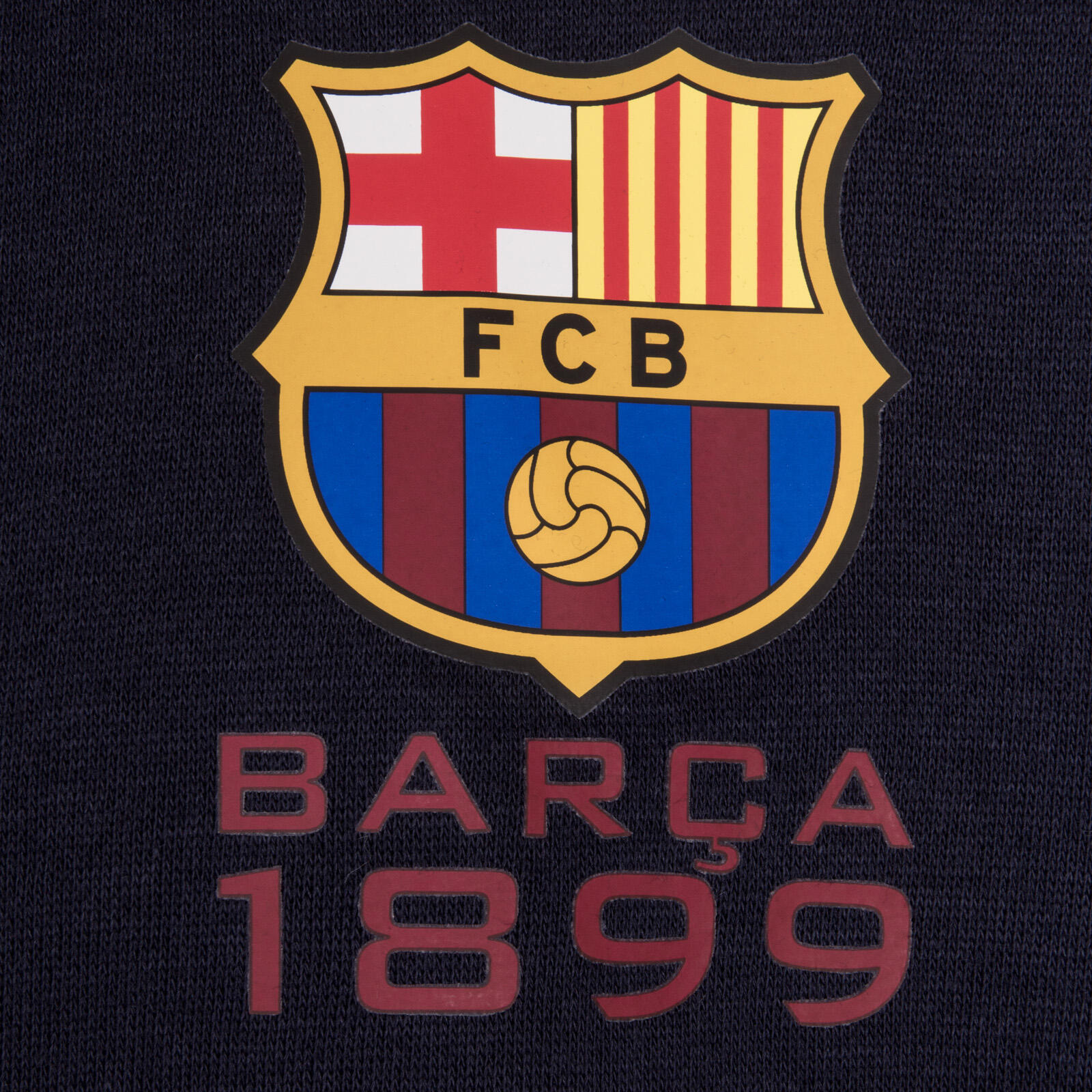 FC Barcelona Boys Hoody Zip Fleece Kids OFFICIAL Football Gift 2/4