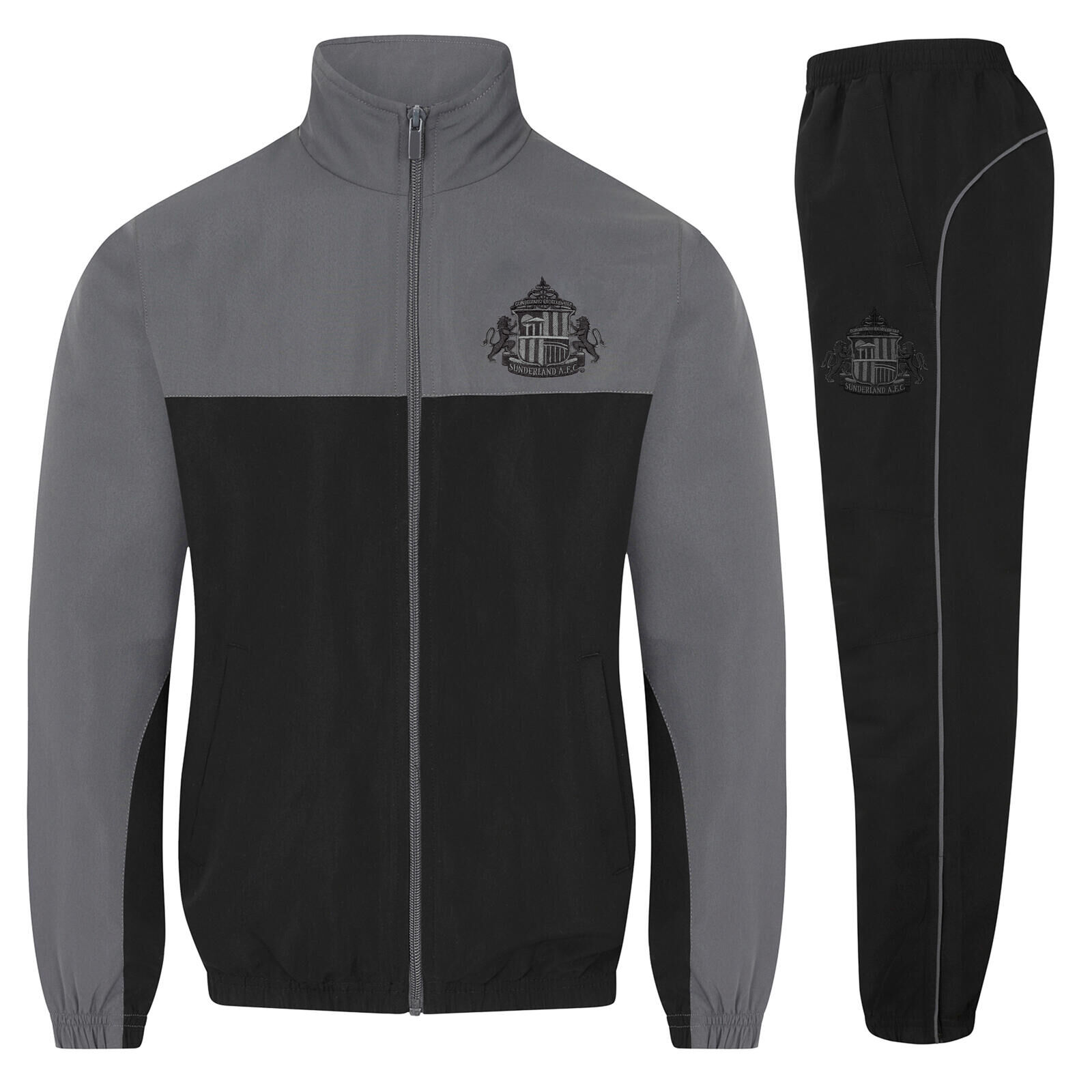 SUNDERLAND AFC Sunderland AFC Boys Tracksuit Jacket & Pants Set Kids OFFICIAL Football Gift