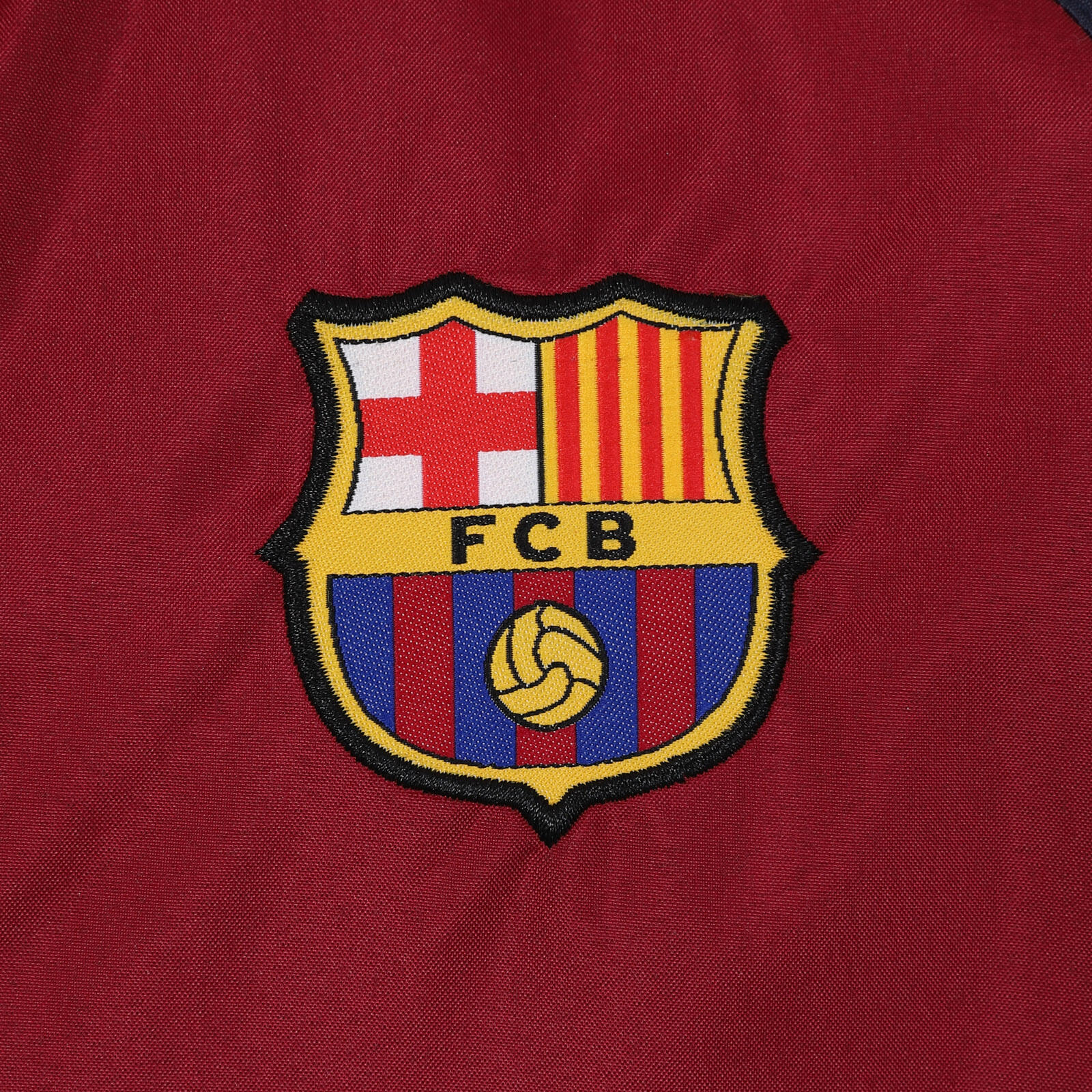 FC Barcelona Mens Jacket Shower Windbreaker OFFICIAL Football Gift 3/7