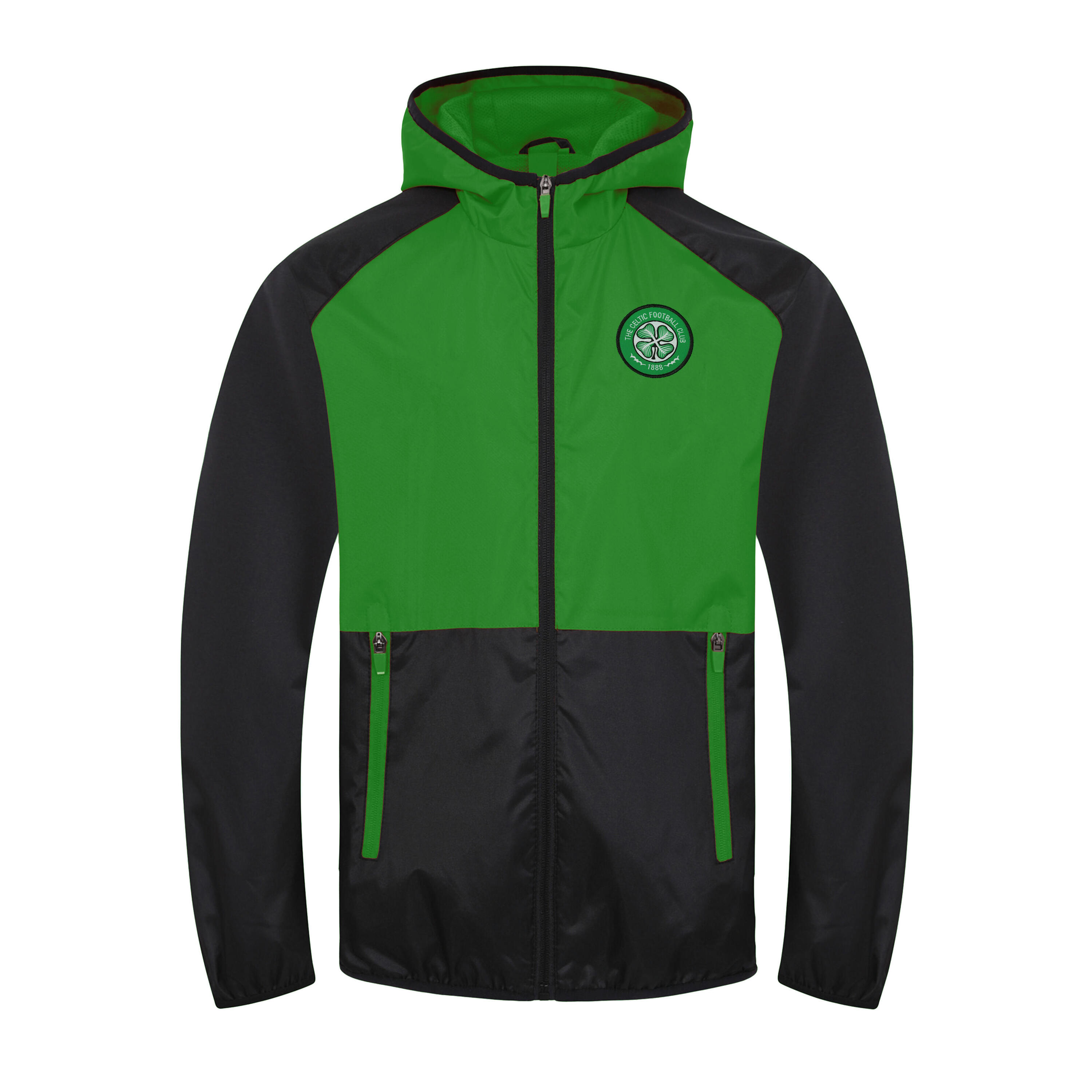 CELTIC FC Celtic FC Mens Jacket Shower Windbreaker OFFICIAL Football Gift