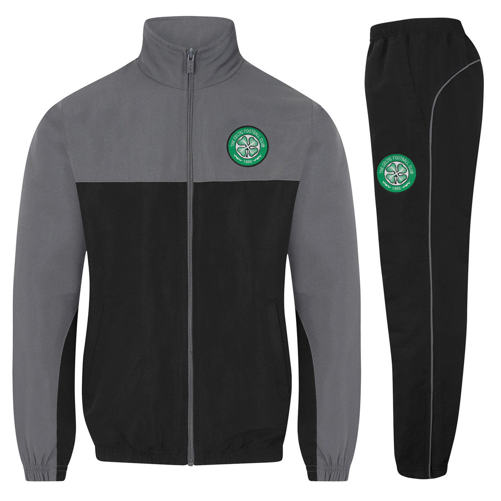 Celtic FC Mens Tracksuit Jacket & Pants Set OFFICIAL Football Gift 1/6