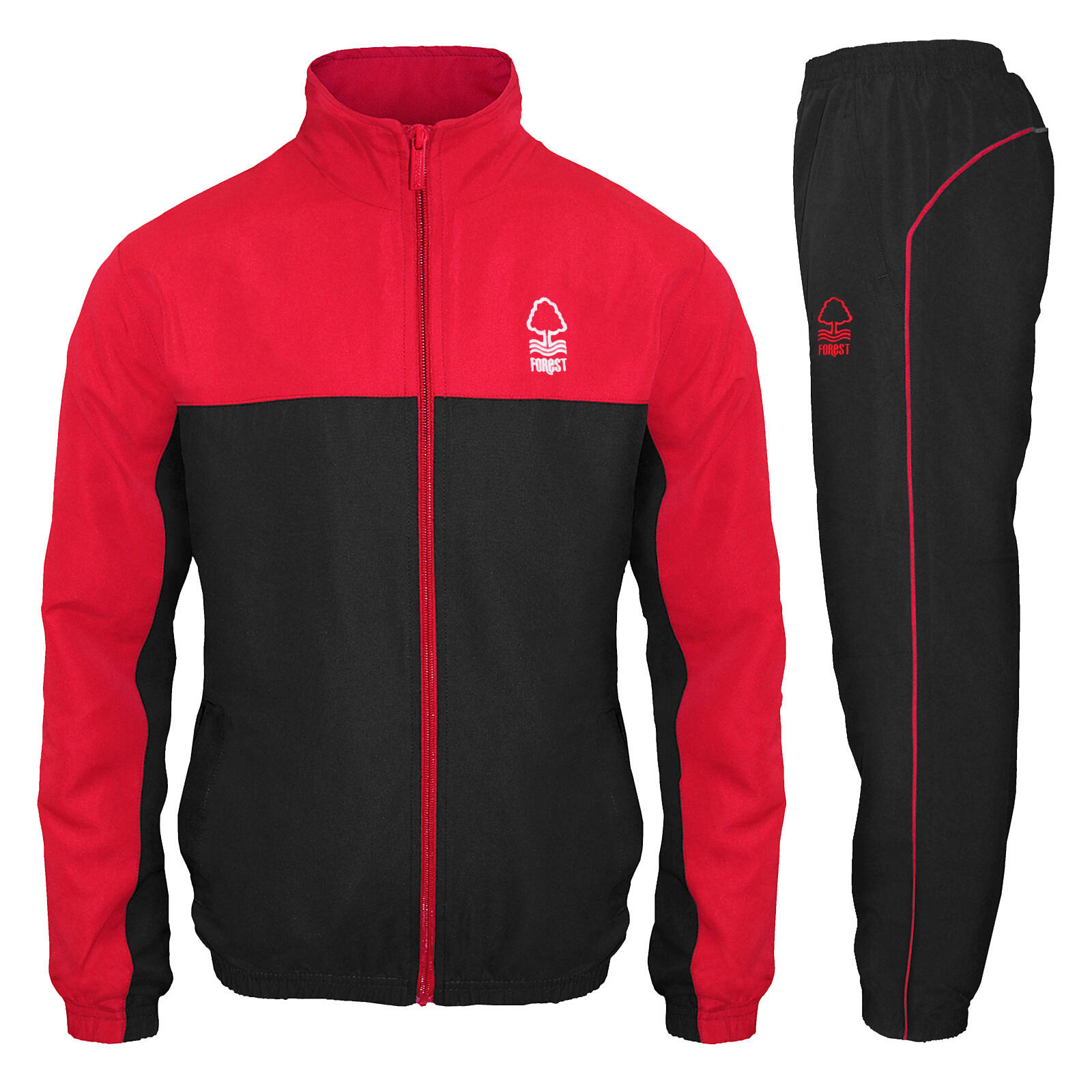 Nottingham Forest Boys Tracksuit Jacket & Pants Set Kids OFFICIAL Football Gift 1/3