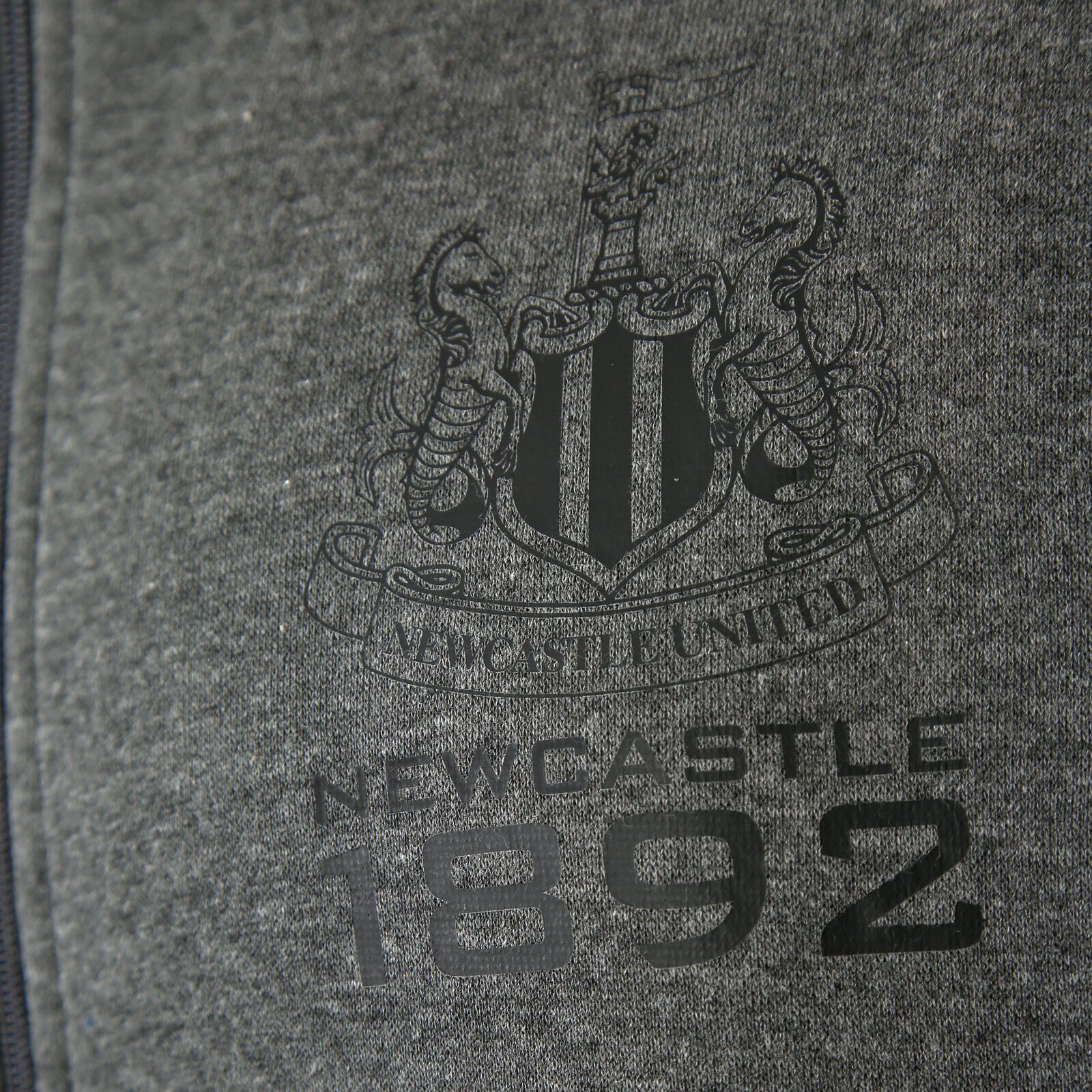 Newcastle United Mens Hoody Zip Fleece OFFICIAL Football Gift 2/2